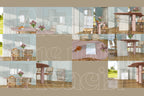 ACACIA | Dining room frame mockup SET - SoleilHomeMockups