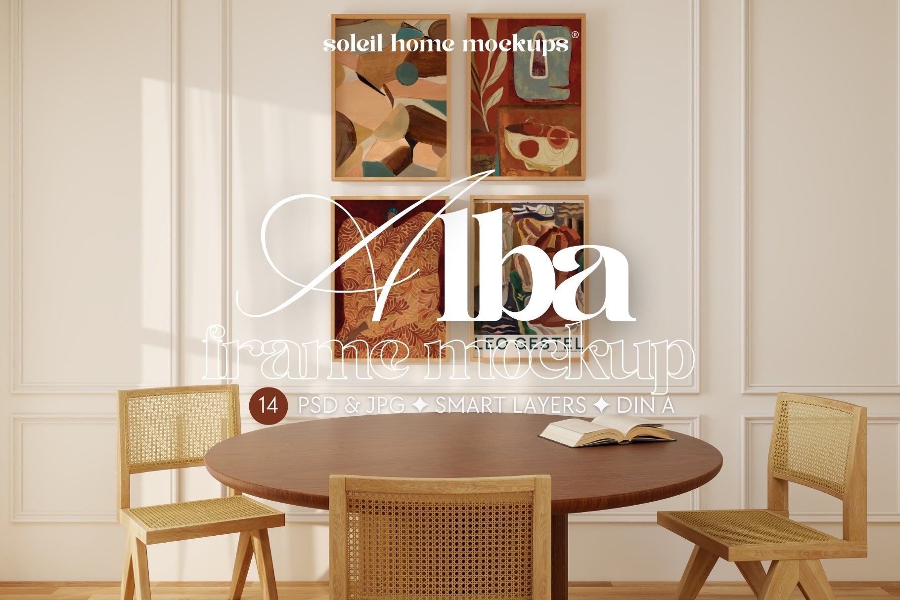 ALBA | Basic frame mockup SET - SoleilHomeMockups