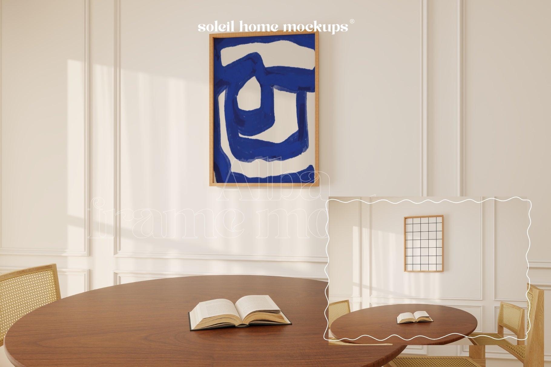 ALBA | Basic frame mockup SET - SoleilHomeMockups