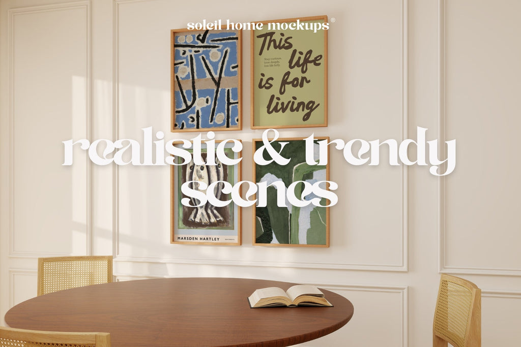 ALBA | Basic frame mockup SET - SoleilHomeMockups