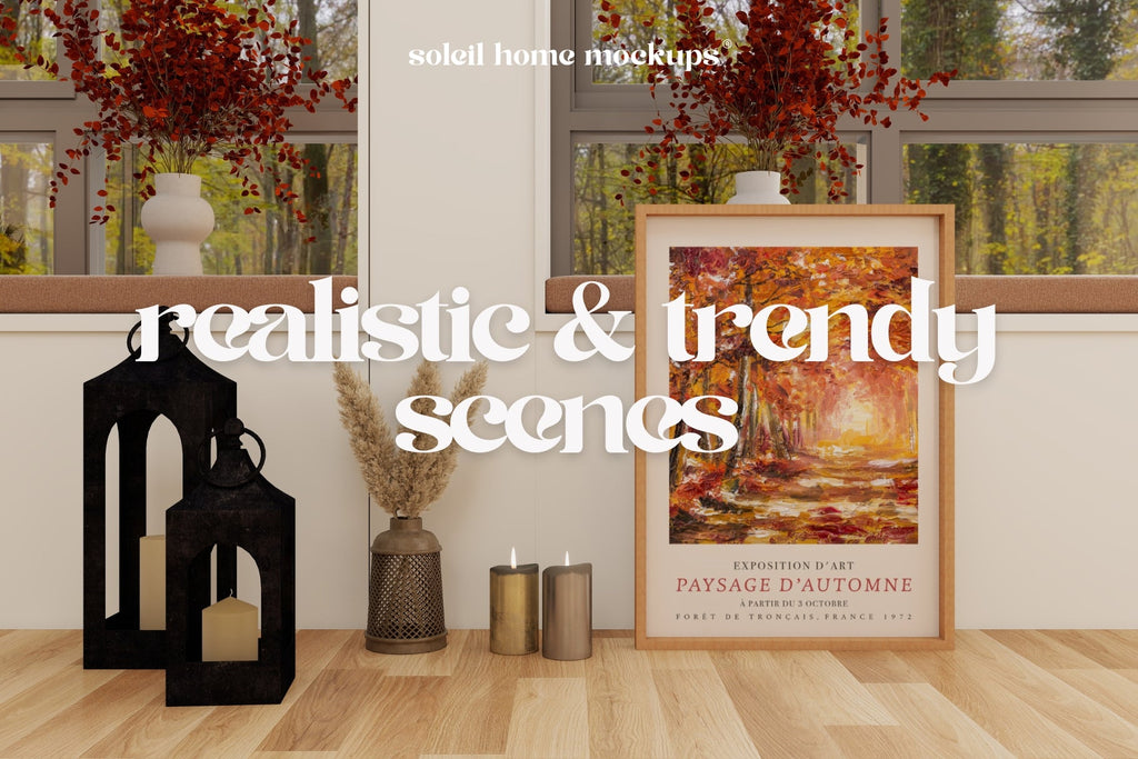 AUTUMN | Fall frame mockup SET - SoleilHomeMockups