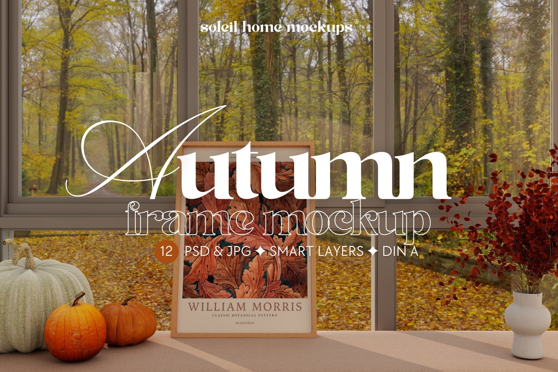 AUTUMN | Fall frame mockup SET - SoleilHomeMockups