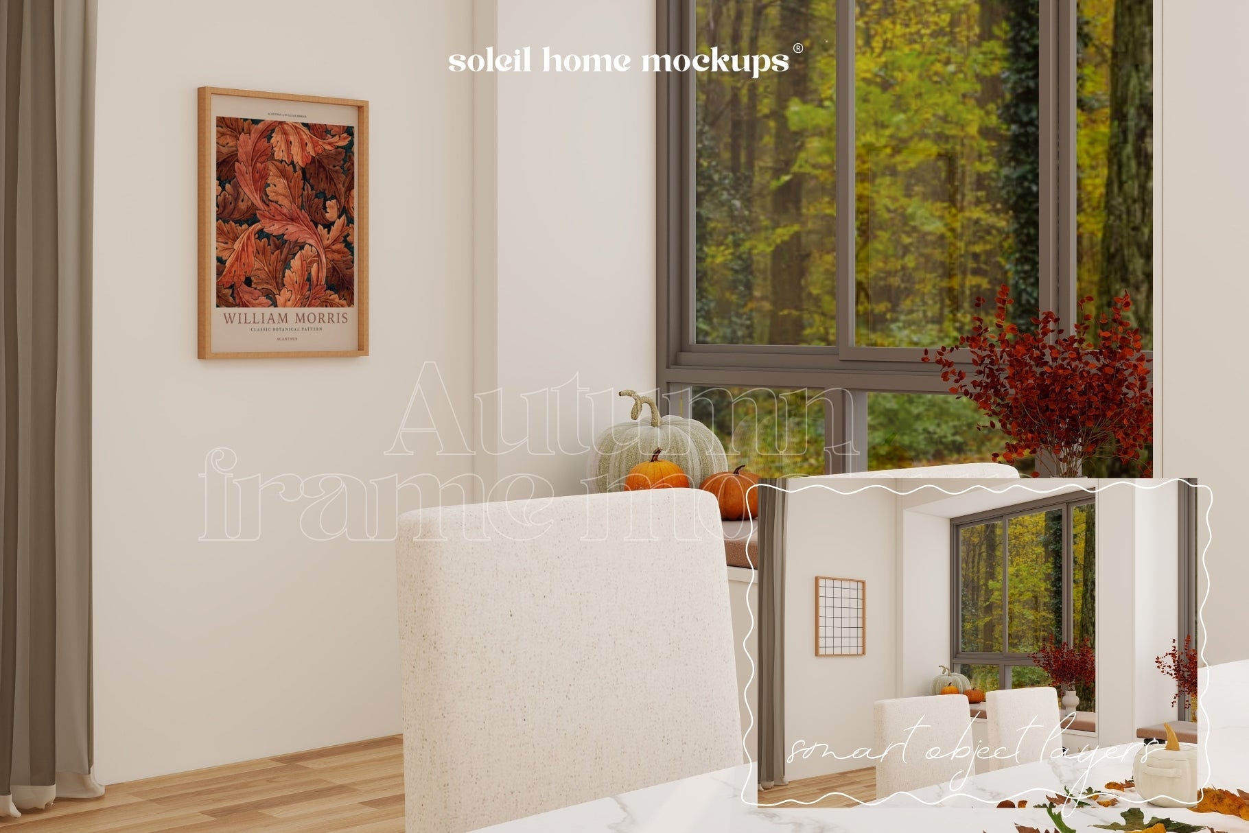 AUTUMN | Fall frame mockup SET - SoleilHomeMockups