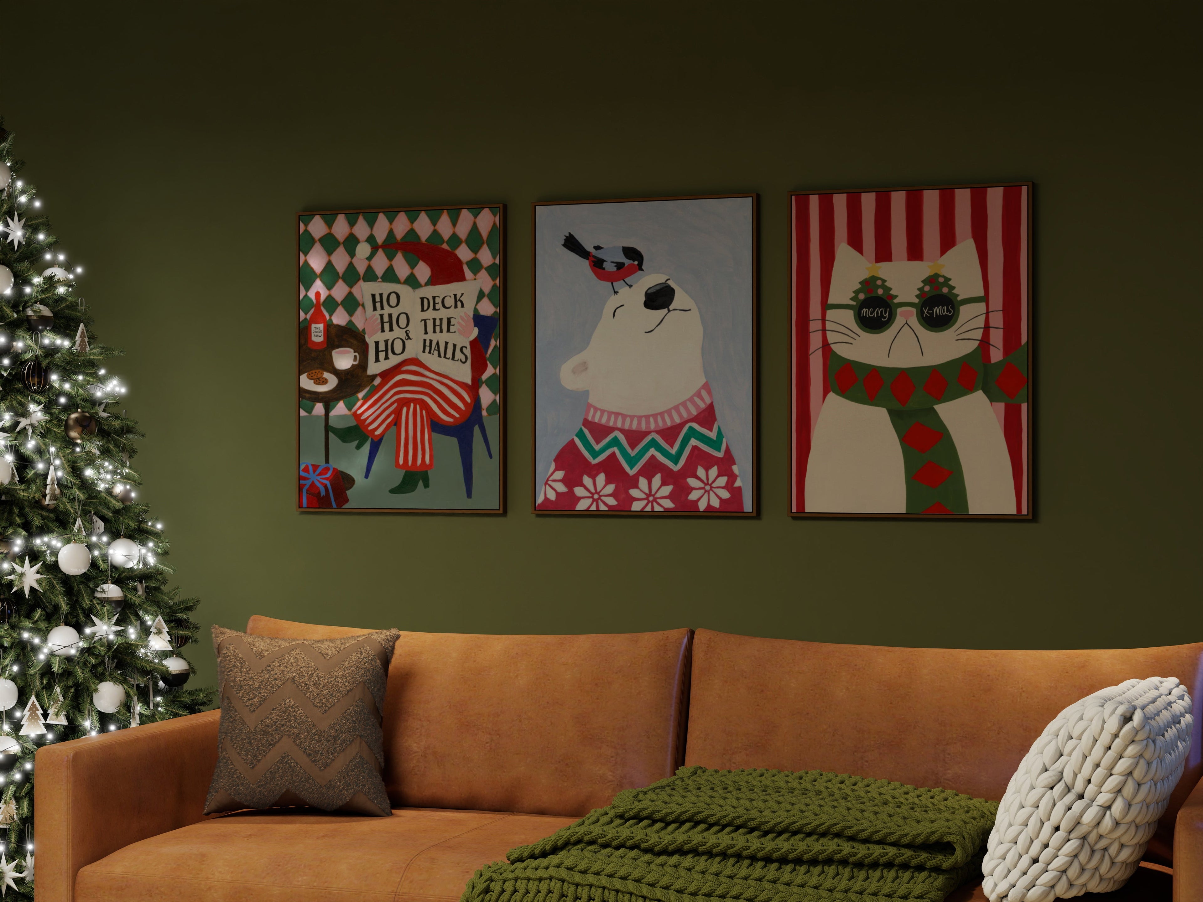 DREAMY | Christmas frame mockup SET - SoleilHomeMockups