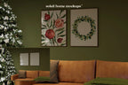 DREAMY | Christmas frame mockup SET - SoleilHomeMockups