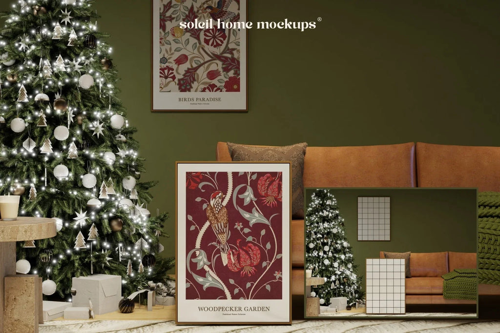 DREAMY | Christmas frame mockup SET - SoleilHomeMockups