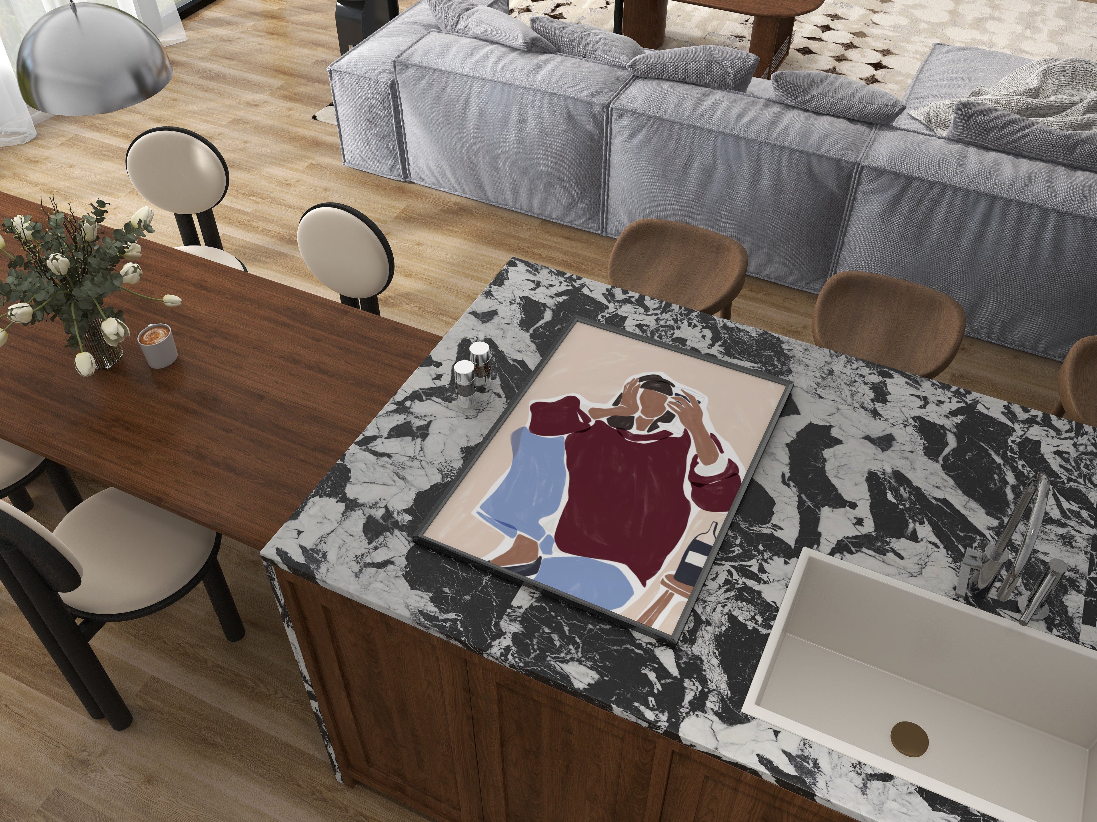 ERYS | Interior frame mockup SET - SoleilHomeMockups