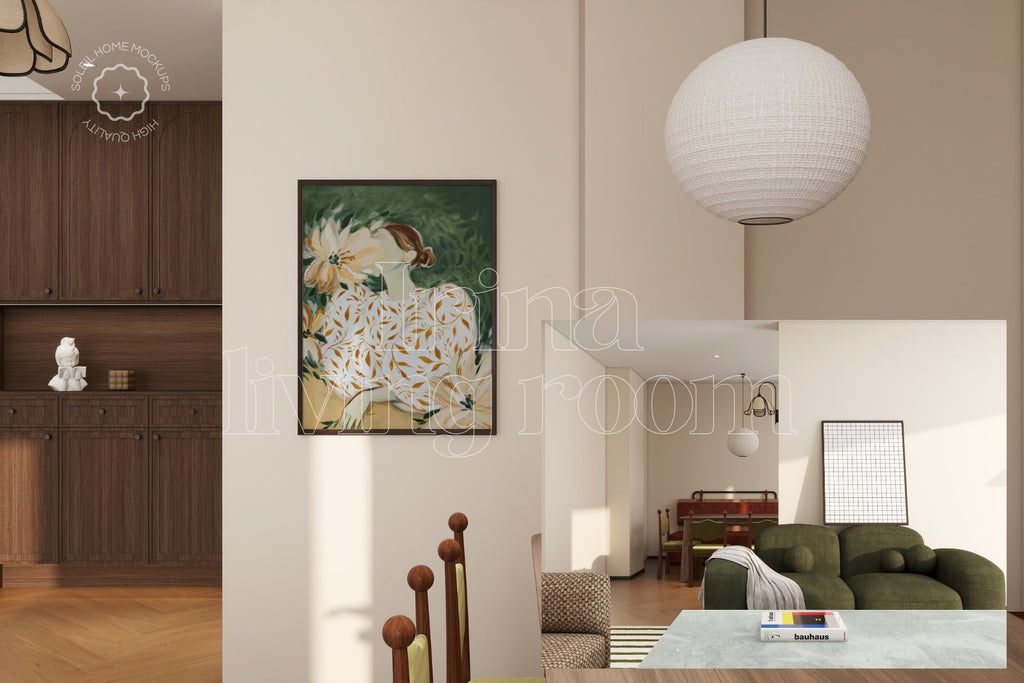 IRINA | Vintage frame mockup SET - SoleilHomeMockups