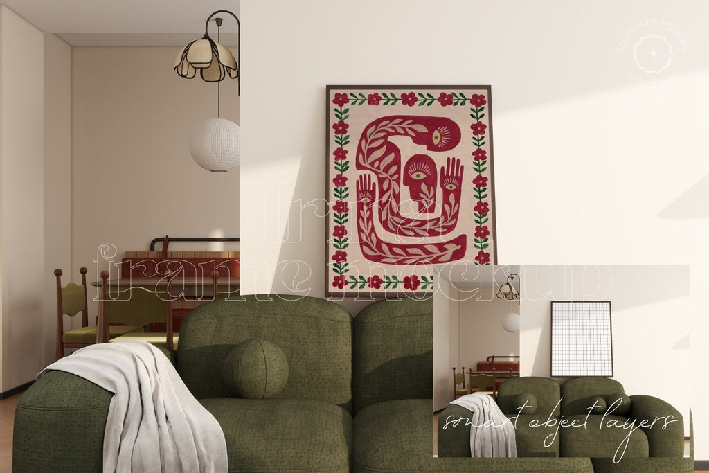 IRINA | Vintage frame mockup SET - SoleilHomeMockups