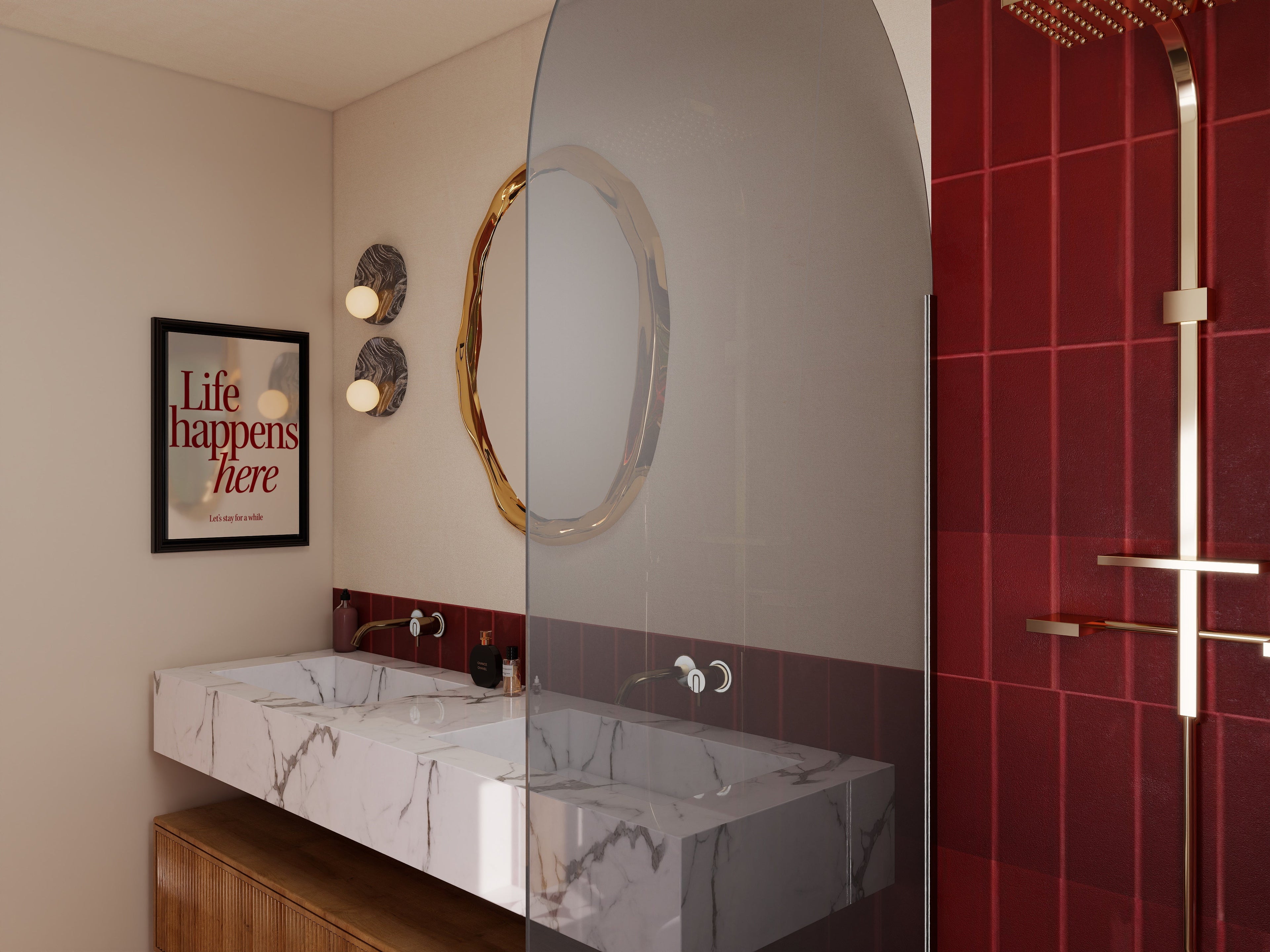 ISIS | Bathroom frame mockup SET - SoleilHomeMockups