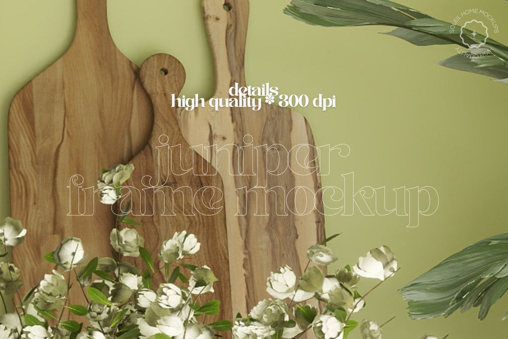 JUNIPER | Dining room frame mockup SET - SoleilHomeMockups