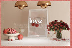 LOVE | Valentine's day frame mockup SET - SoleilHomeMockups