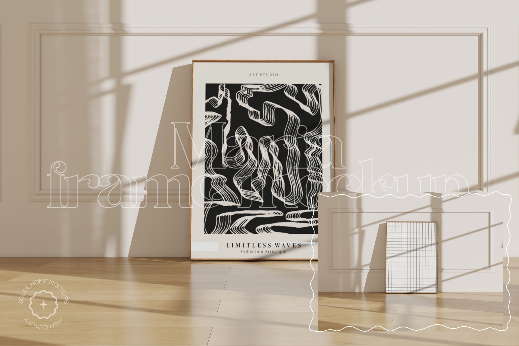 MARIA | Basic frame mockup SET - SoleilHomeMockups