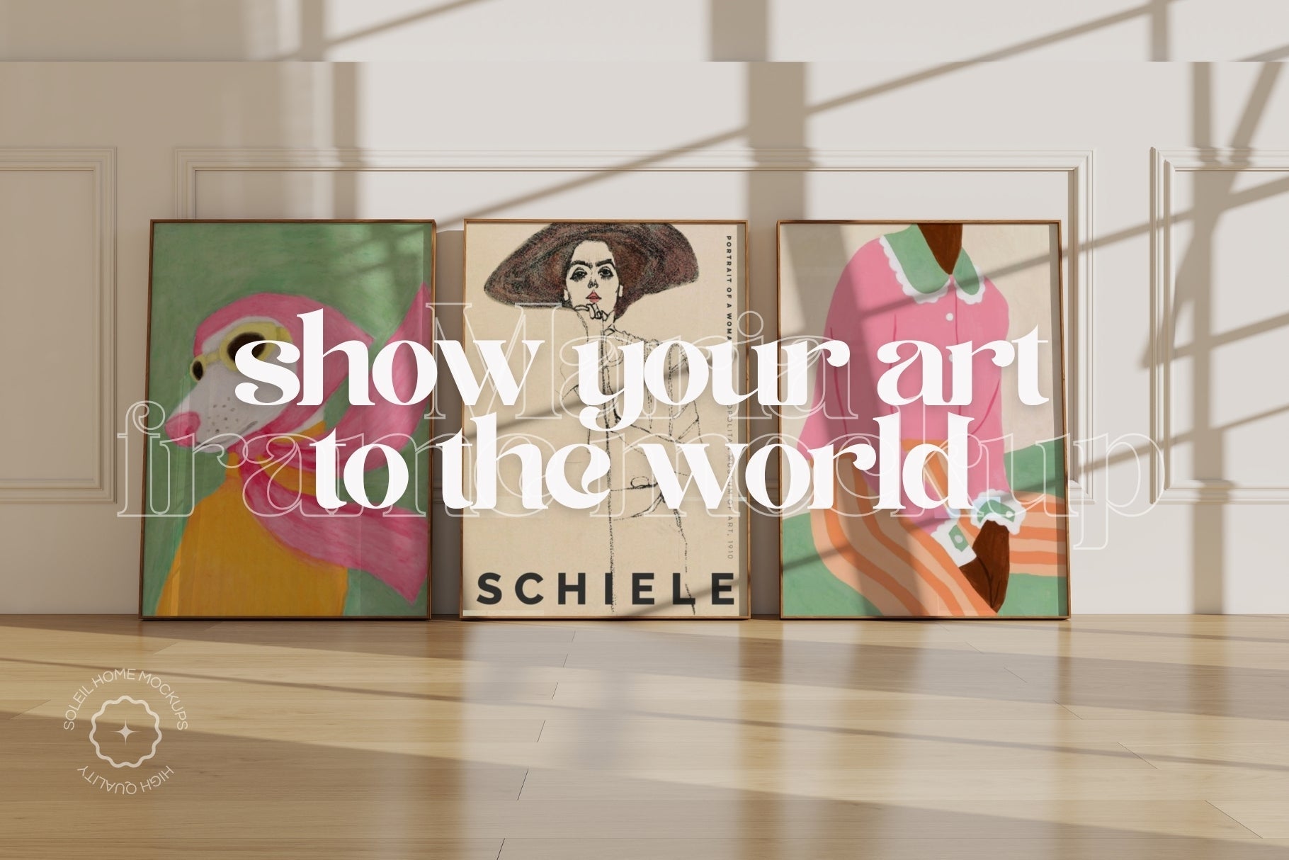 MARIA | Basic frame mockup SET - SoleilHomeMockups