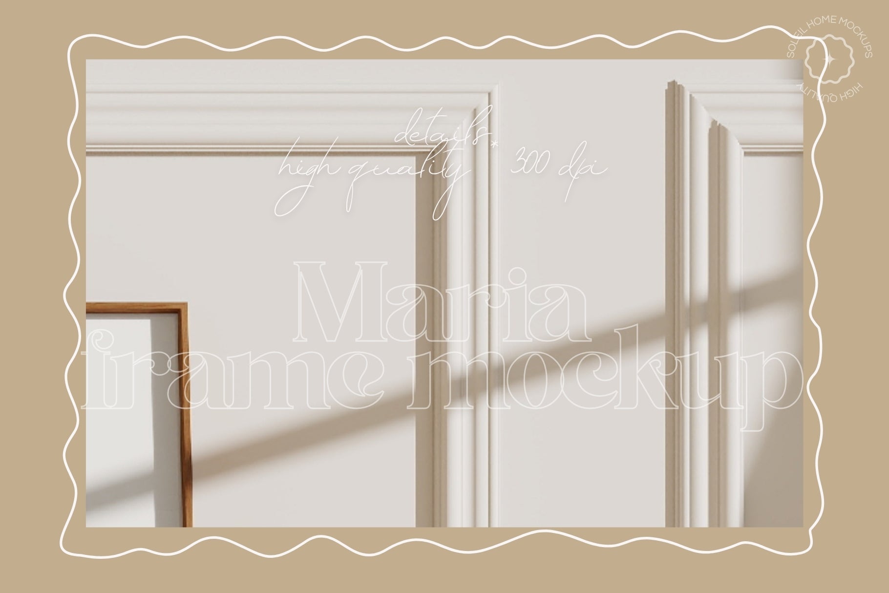 MARIA | Basic frame mockup SET - SoleilHomeMockups