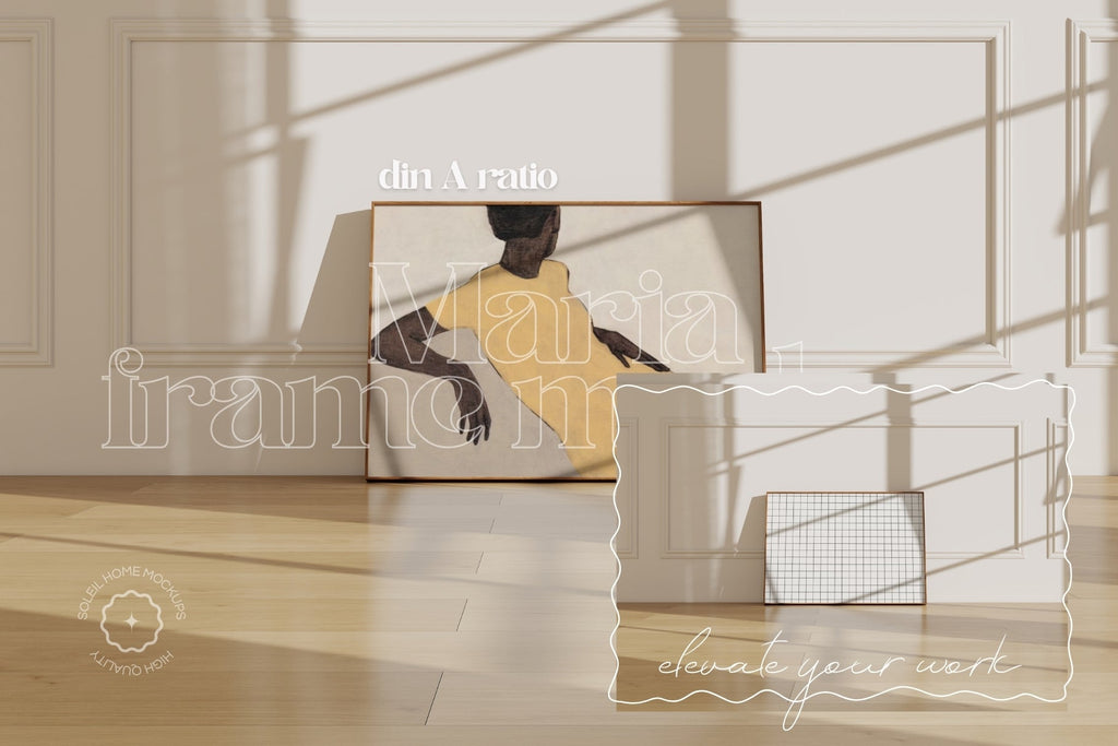 MARIA | Basic frame mockup SET - SoleilHomeMockups