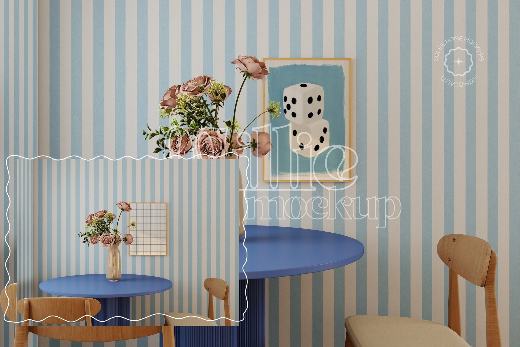 MILLIE | Kitchen frame mockup SET - SoleilHomeMockups