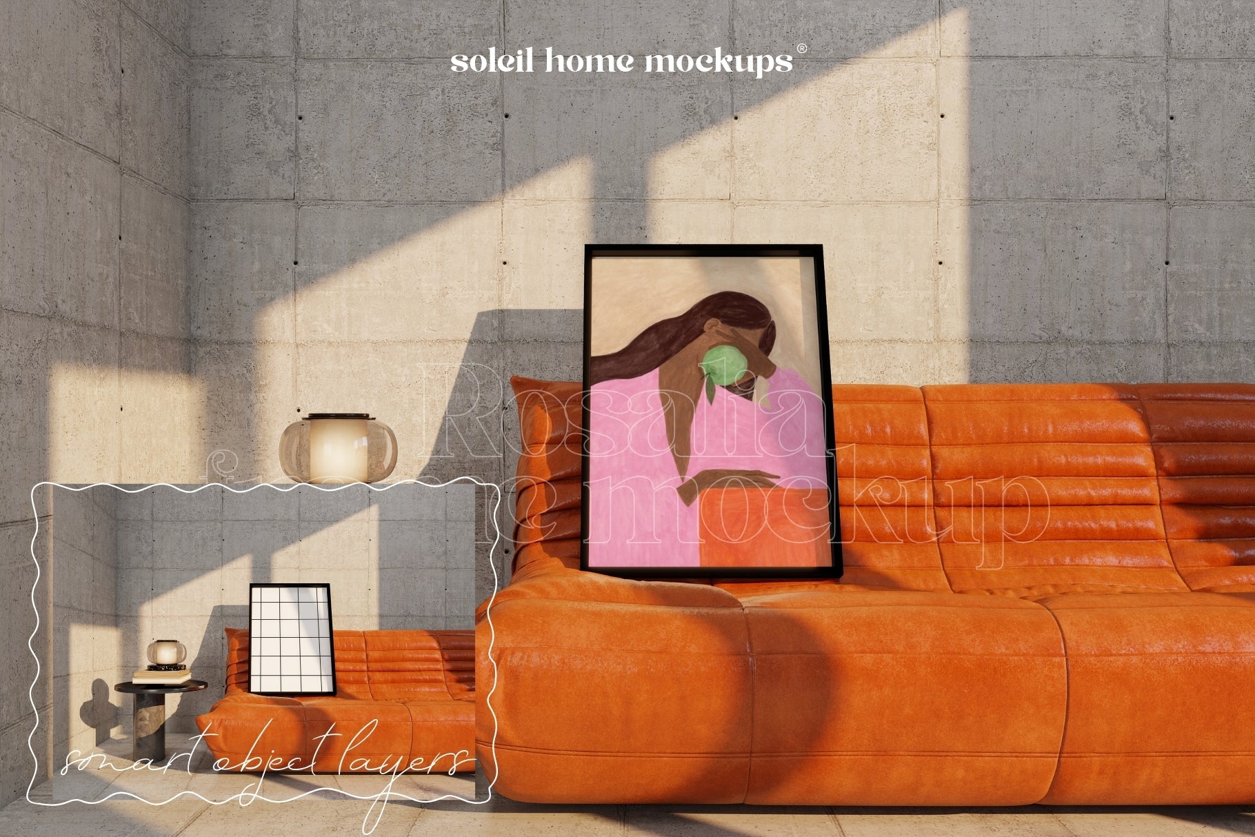 ROSALIA | Interior frame mockup SET - SoleilHomeMockups