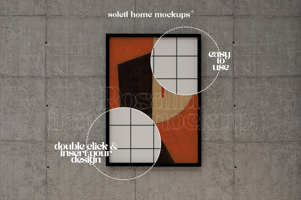 ROSALIA | Interior frame mockup SET - SoleilHomeMockups