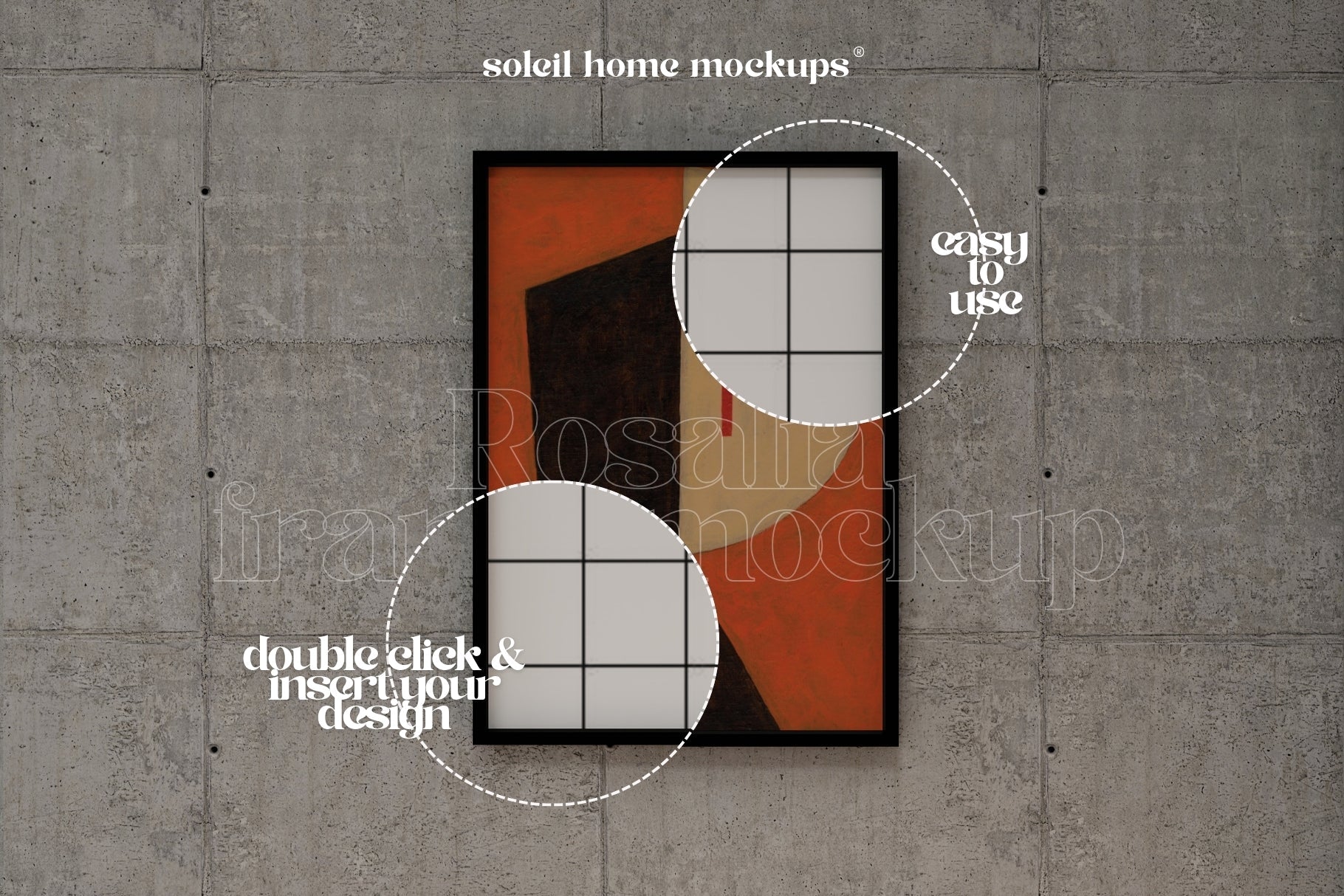 ROSALIA | Interior frame mockup SET - SoleilHomeMockups