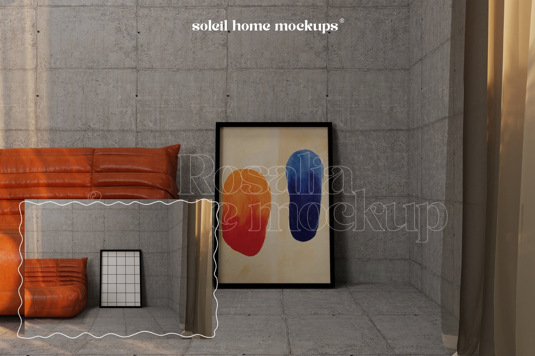 ROSALIA | Interior frame mockup SET - SoleilHomeMockups
