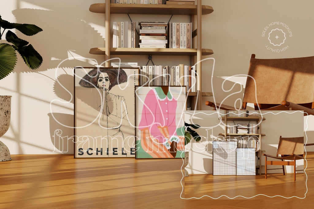 SKYLA | Colorful frame mockup SET - SoleilHomeMockups