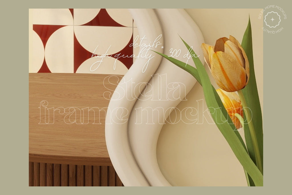 STELLA | Spring frame mockup SET - SoleilHomeMockups