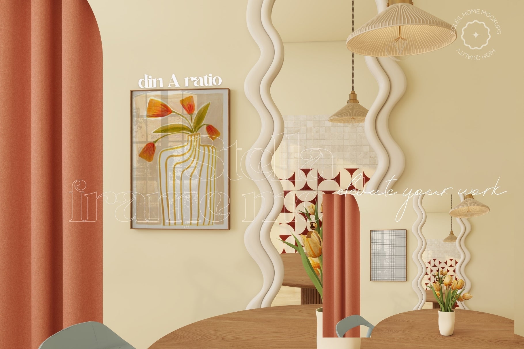 STELLA | Spring frame mockup SET - SoleilHomeMockups