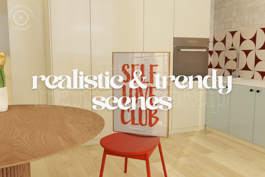 STELLA | Spring frame mockup SET - SoleilHomeMockups