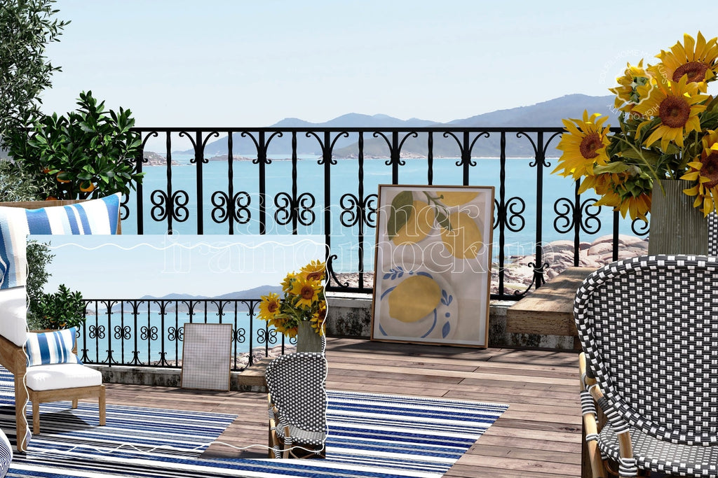 SUMMER | Outdoor frame mockup SET - SoleilHomeMockups