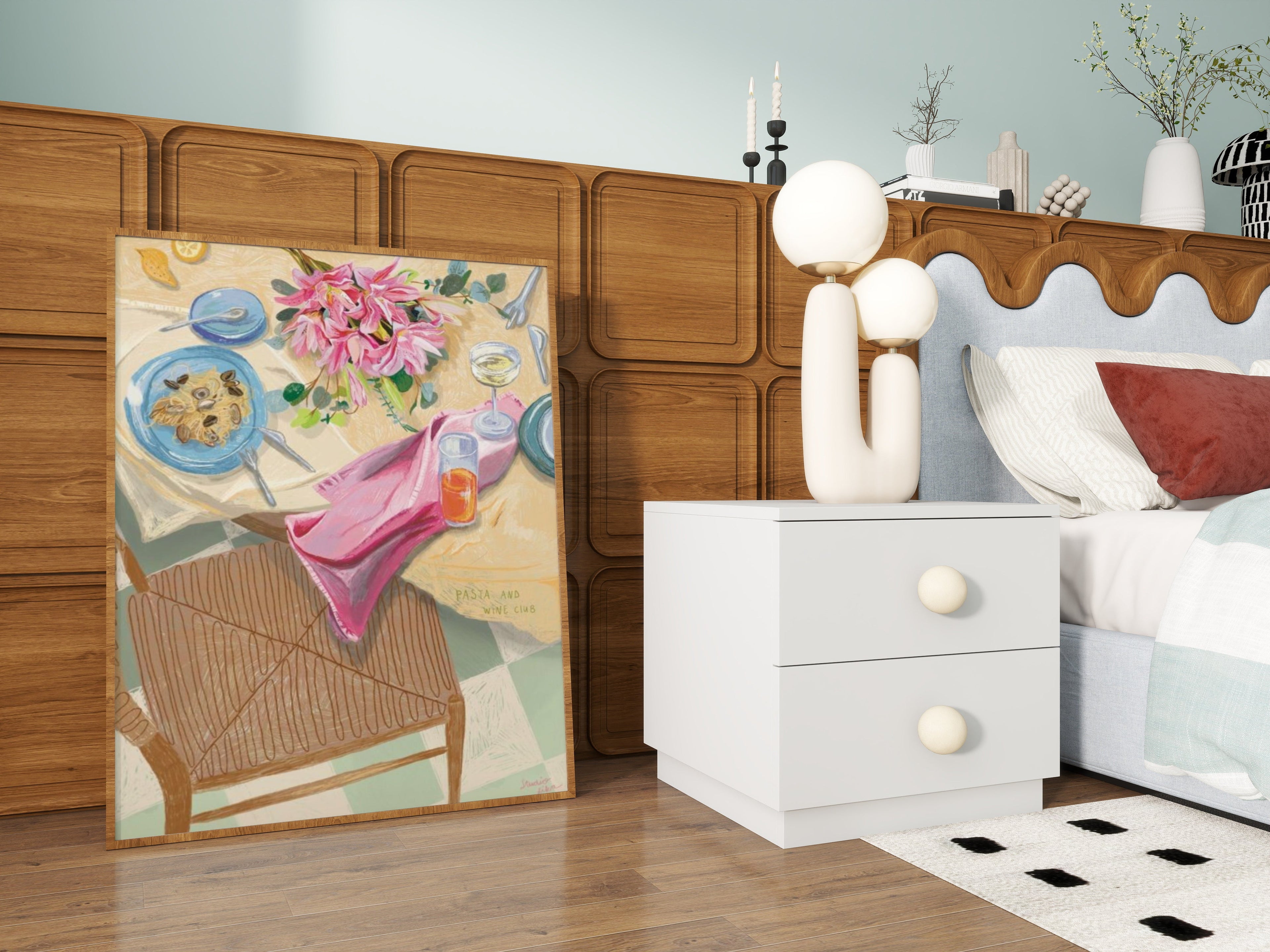 VENUS | Bedroom frame mockup SET - SoleilHomeMockups